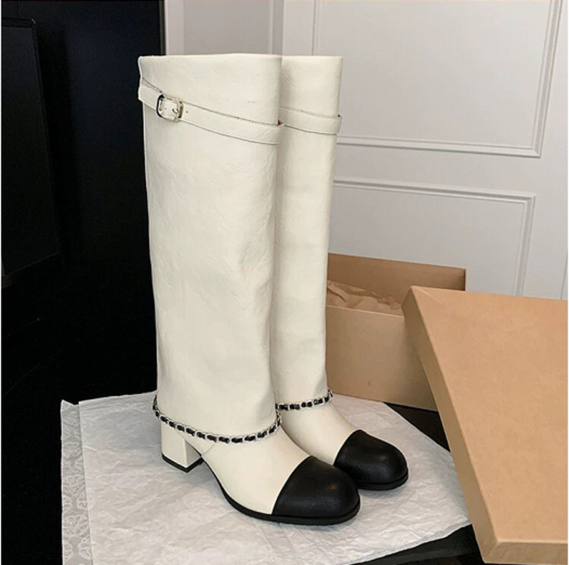 Women Slouchy Knee‑High Boots