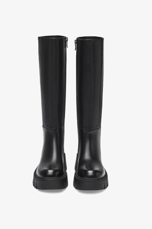 Women Sleek Straight‑Shaft Knee‑High Boots