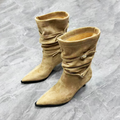 Women's Pointed Toe Slouch Stiletto Ankle Boots