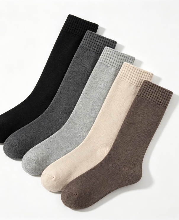 Women Soft Knit Knee High Boot Socks