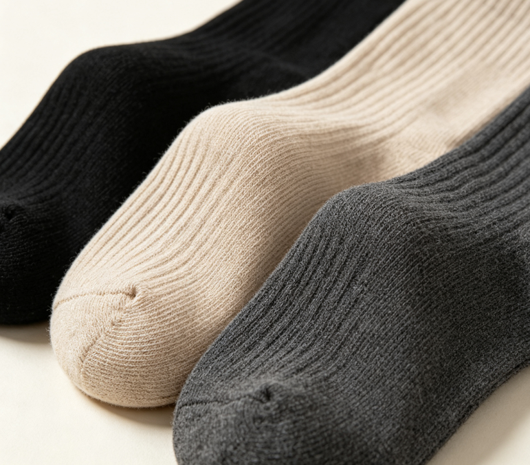 Women Soft Knit Knee High Boot Socks